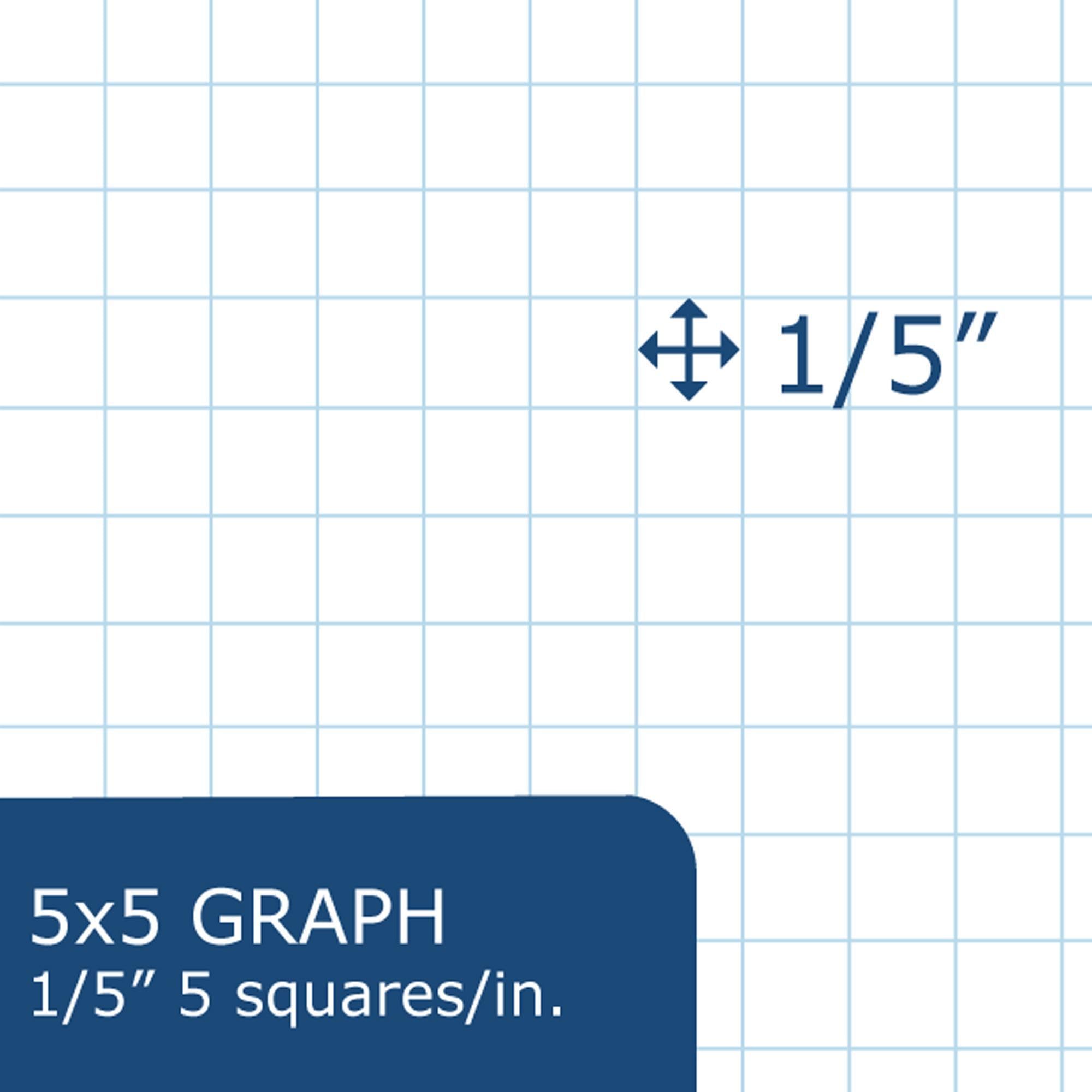 Roaring Spring Black Science Lab Notebook - 5x5 Graph Ruled, 11