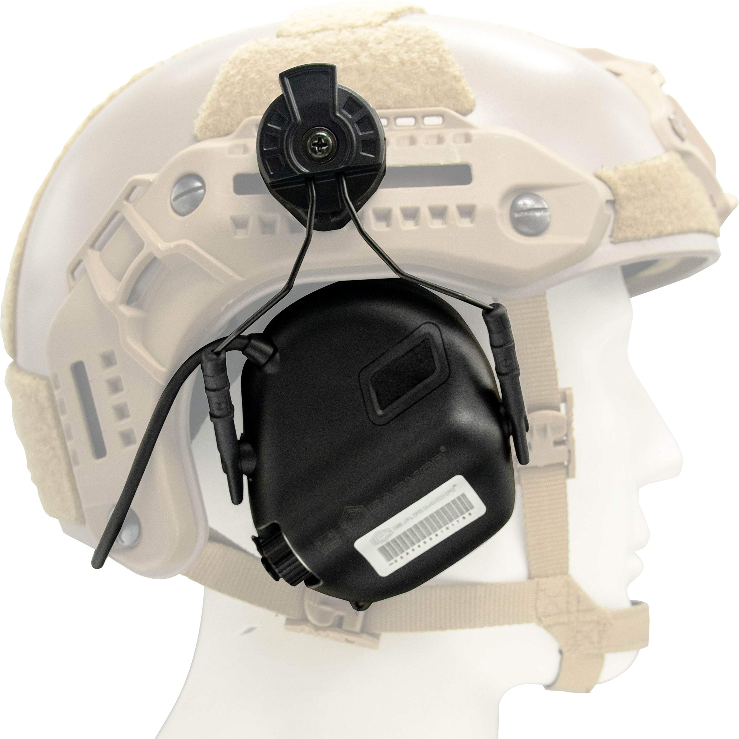 EARMOR M-Lock Helmet Adapter for Tactical Headsets - Military & Shooting Range Headset Mounting Solution