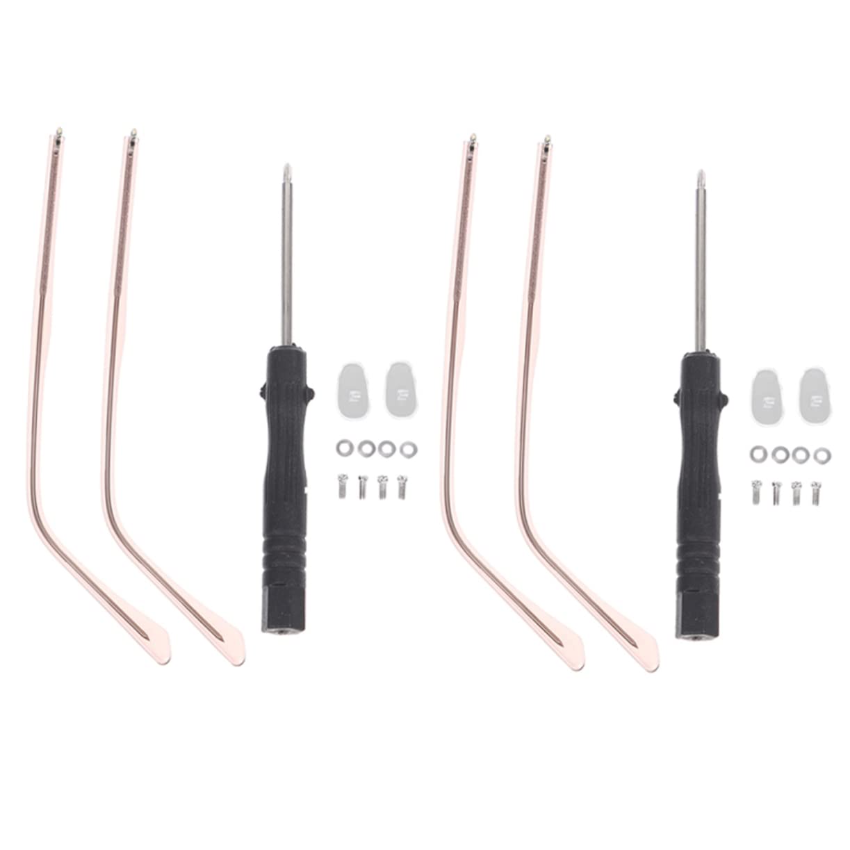 STOBOK 10-Pack Sunglasses Replacement Arms - Metal Temple Legs for Men & Women - Eyewear Repair Kit for Daily Use