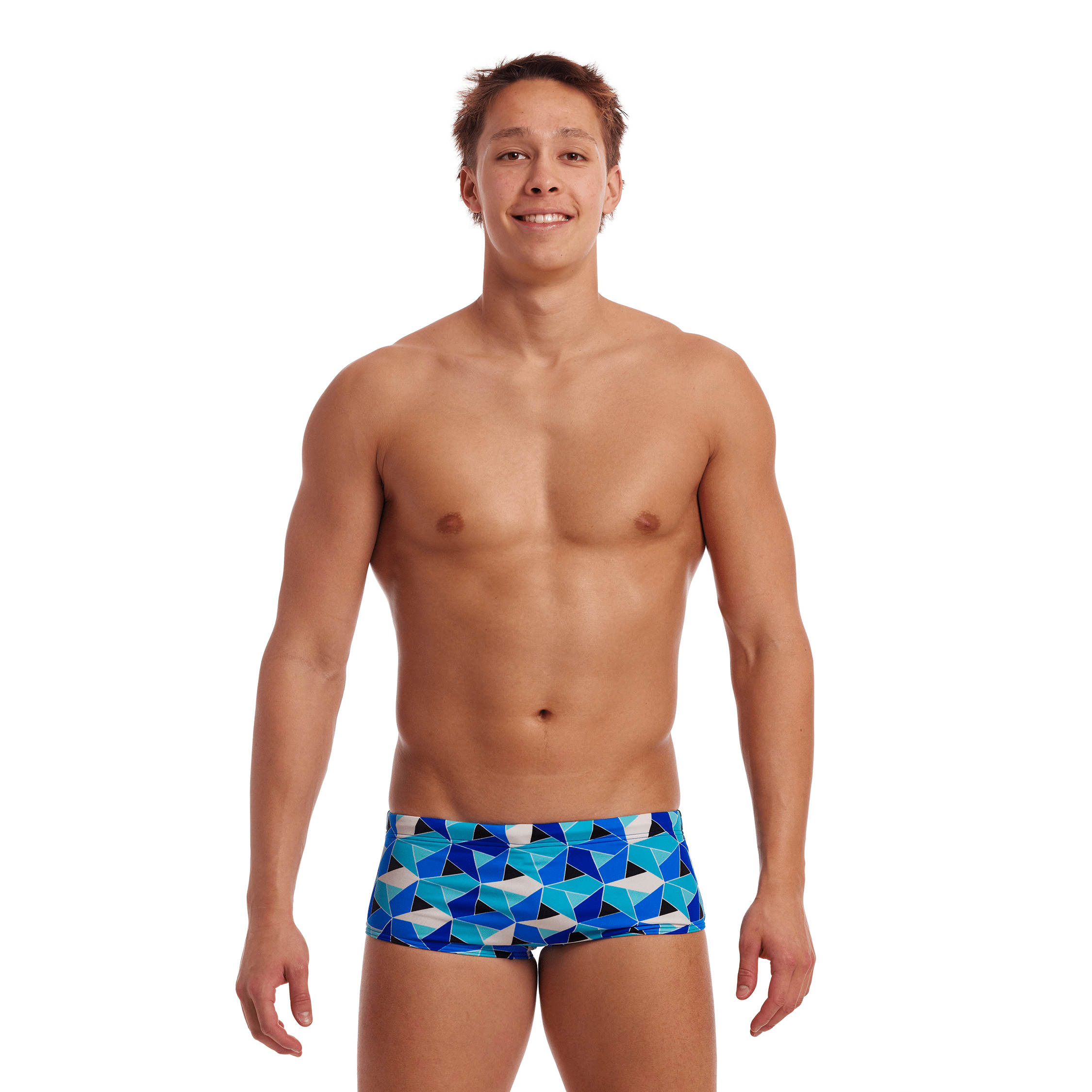 Funky Trunks Tetra Tonic Men's Swim Briefs - Comfortable & Stylish Swimwear for Beach, Pool & Water Sports | Quick-Dry Fabric & Vibrant Prints