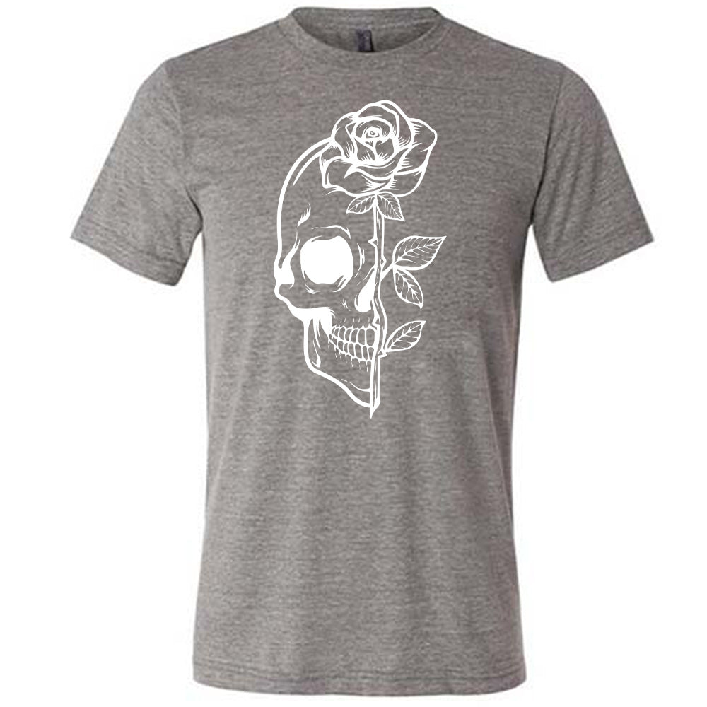 Skull Rose Graphic T-Shirt for Men & Women | Gothic Unisex Tee for Casual Wear, Street Style & Halloween Outfits