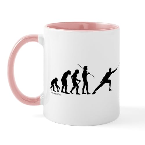 White/Pink Inside - Fencing Evolution Mug