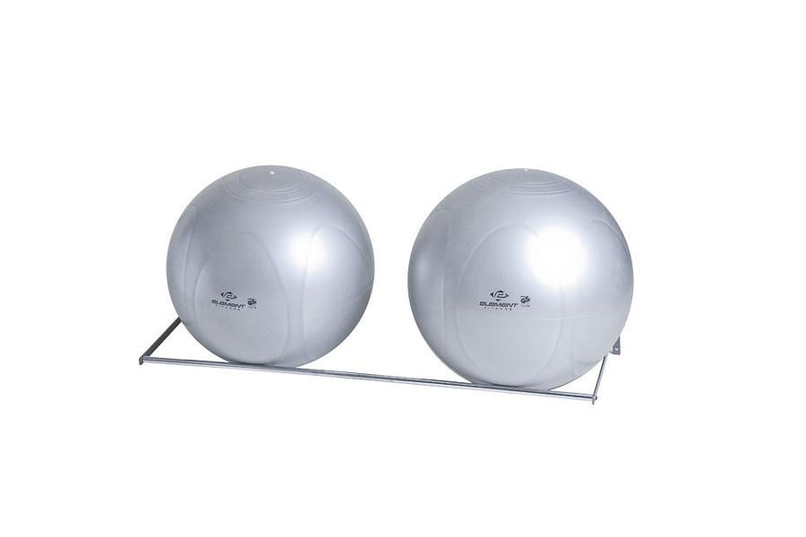 Element Fitness Wall Mounted Gym Ball Rack - Heavy Duty Storage Organizer for Exercise, Yoga & Medicine Balls - Perfect for Home Gyms, Fitness Studios & Training Centers