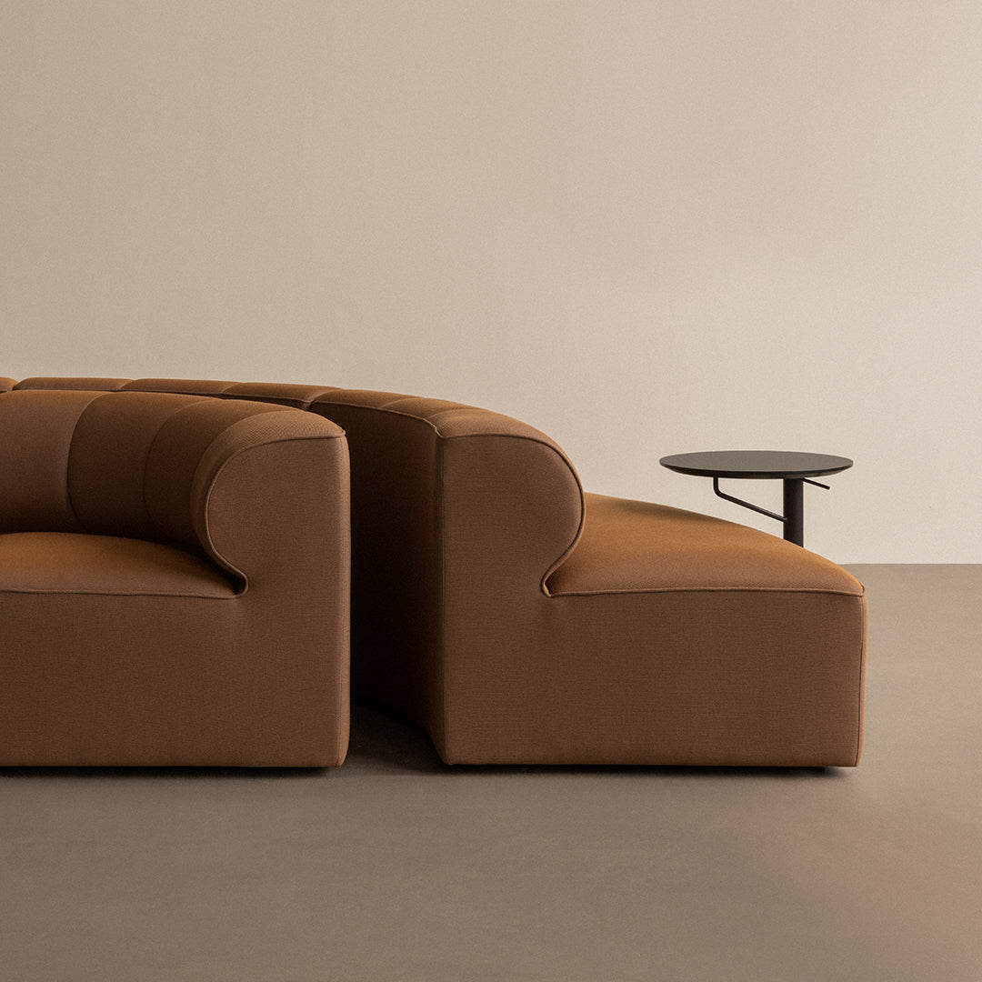 Modular Sofa with Open Components - Customizable Eave Seamline Design for Modern Living Room & Lounge Areas