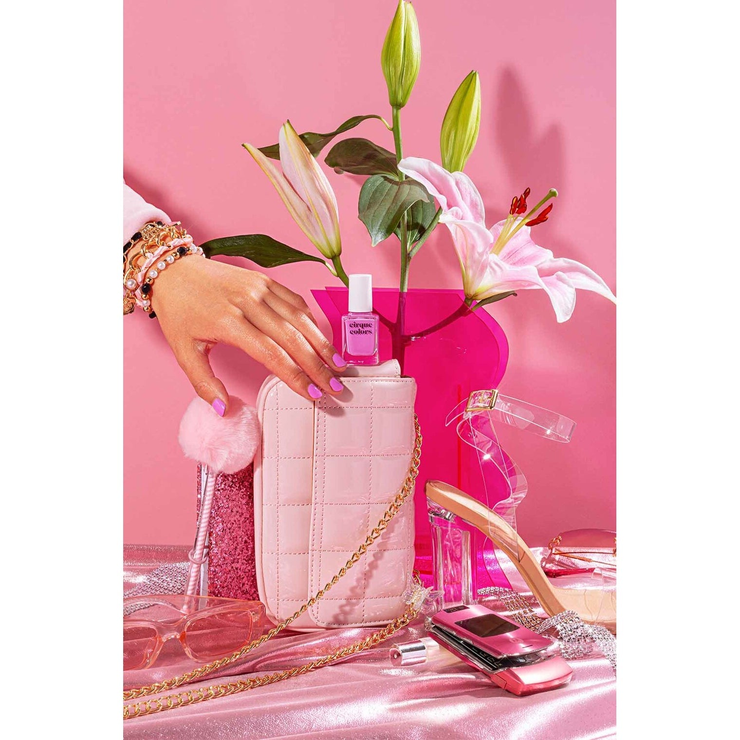 Cirque Colors Socialite Nail Polish - 0.37 oz Long Lasting Vegan & Cruelty Free Nail Lacquer - Perfect for Manicures, Pedicures & Nail Art Designs
