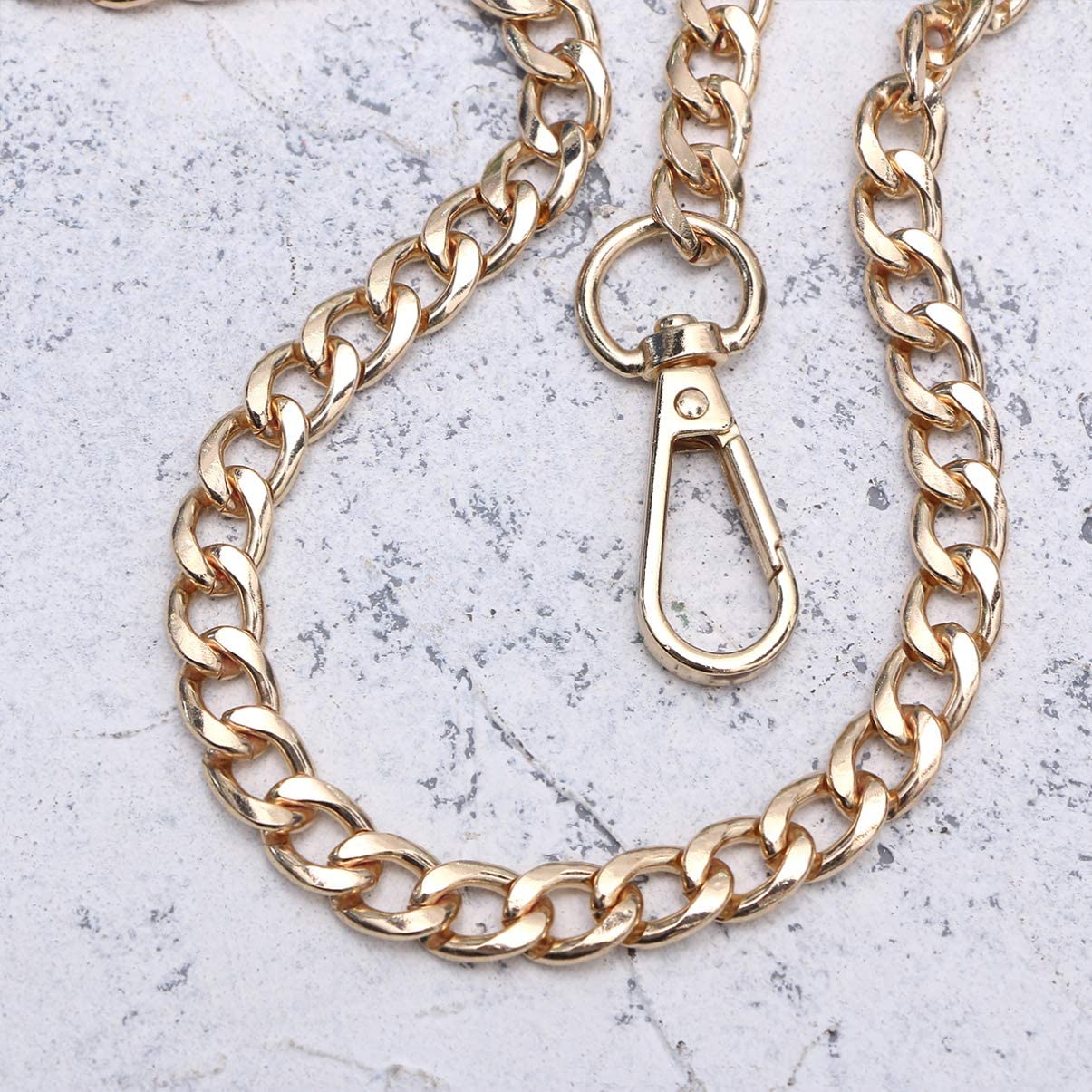 Urban Creation Gold Handbag Chain Strap - Adjustable Shoulder Strap for Women's Purses & Handbags - 1PC - Perfect for Evening Bags, Crossbody Bags & Fashion Accessories