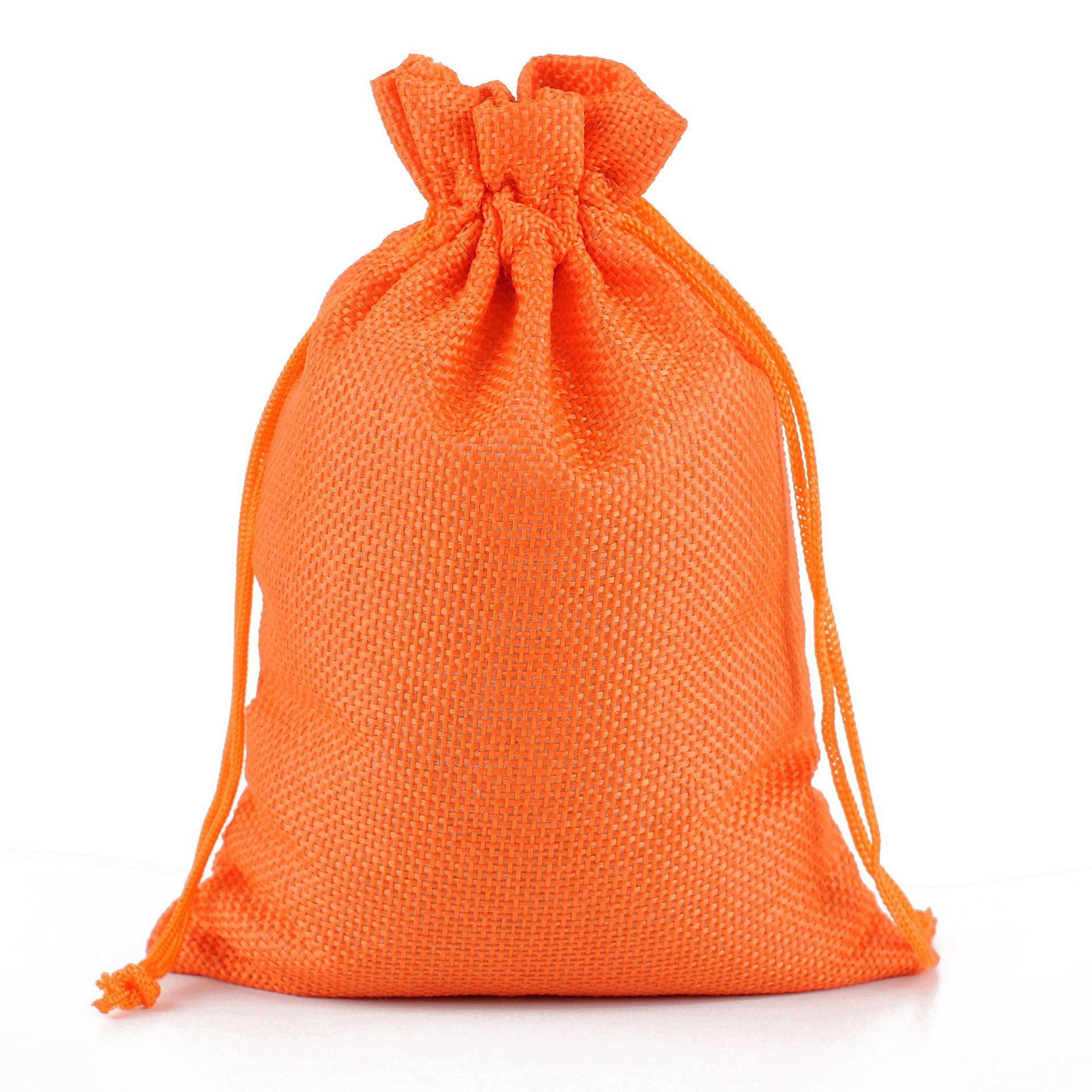 10-Pack Natural Jute Drawstring Bags - Durable Burlap Storage Pouches for Jewelry, DIY Crafts, Gifts, Weddings & Parties | Perfect for Christmas, Halloween, Graduation Celebrations & Home Organization