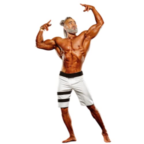 Men's Bodybuilding Competition Shorts - IFBB NPC Approved Posing Pro Shorts for Physique & Workout - Custom Athletic Gym Shorts for Stage Performance & Training