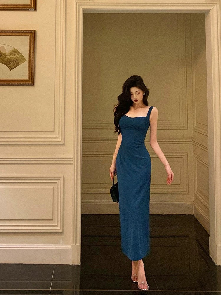Elegant Blue Prom Dress for Women - Formal Evening Party Gown for Homecoming, Birthday & Special Occasions | Style J6477 | Perfect for Dances, Galas & Celebrations