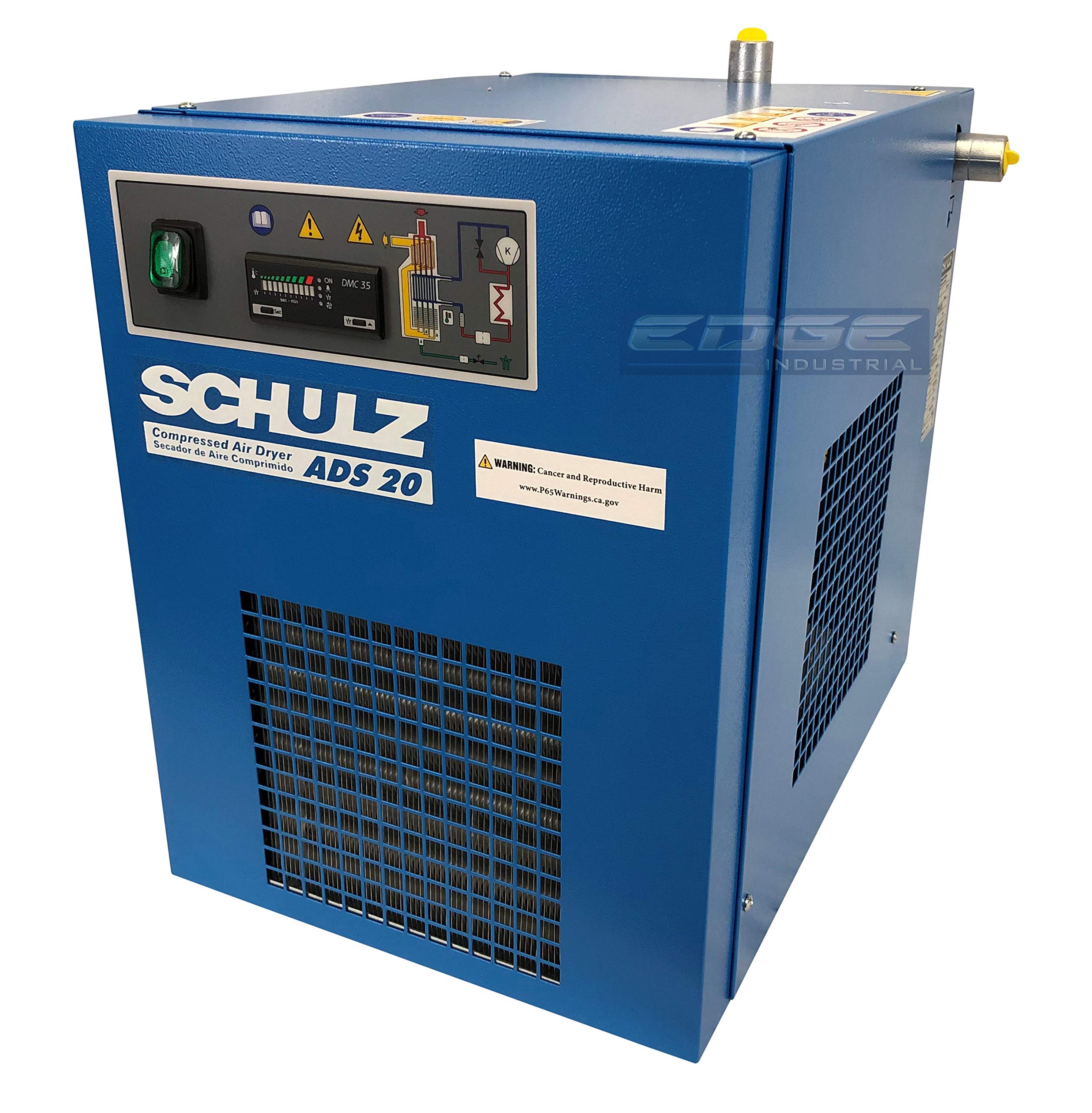 Schulz Refrigerated Air Dryer for Air Compressor – 20 CFM Standalone Unit, Ideal for 5HP Compressors | Perfect for Workshops, Automotive Shops & Industrial Compressed Air Systems