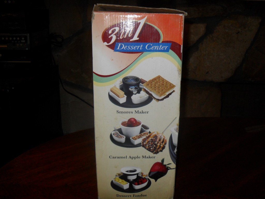 3-in-1 S'mores Maker & Dessert Center - Portable Campfire Treats Kit for Indoor/Outdoor Parties, BBQs & Family Gatherings