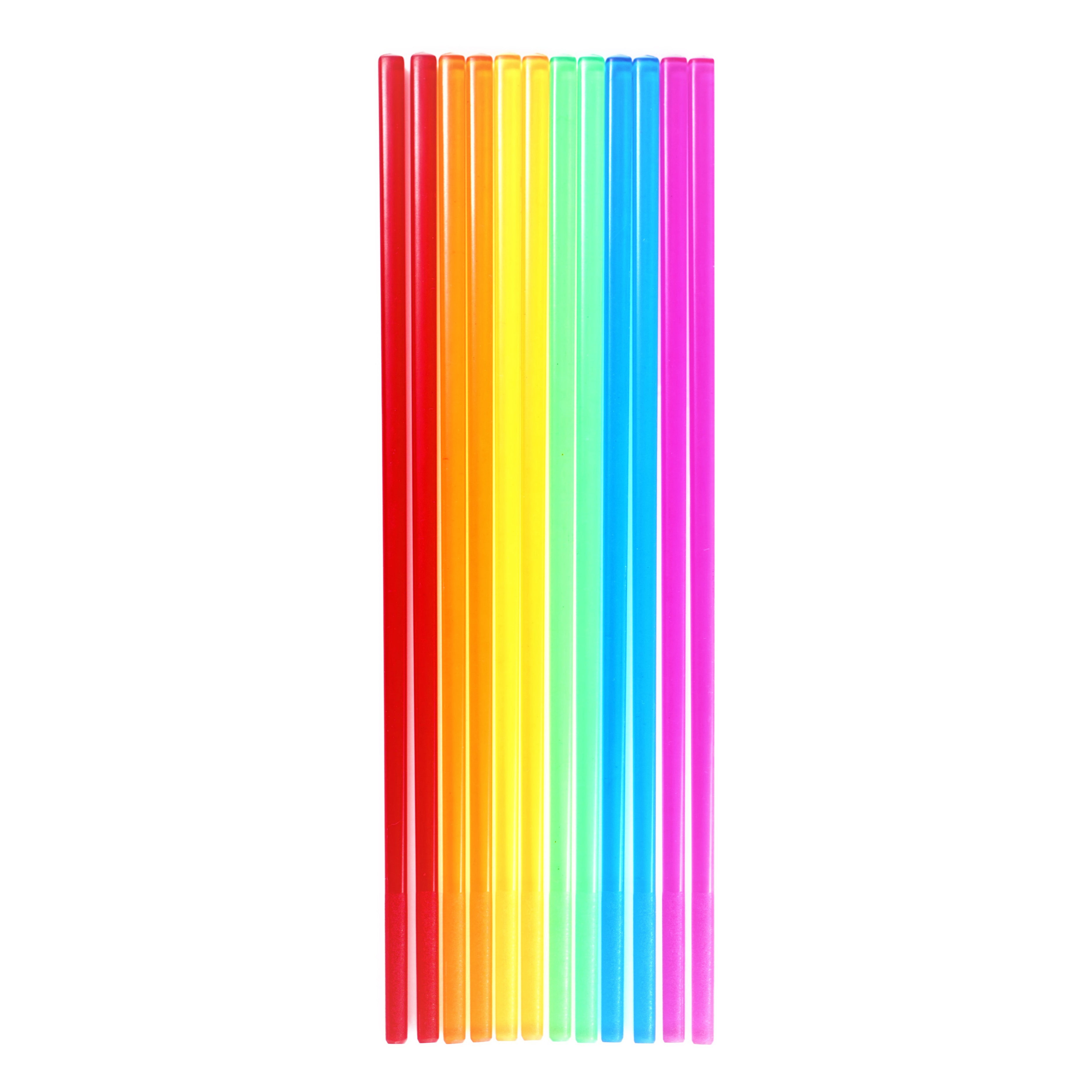 Colorful Rainbow Chopsticks - 12 Pairs Vibrant Reusable Chopsticks for Sushi, Asian Cuisine, and Fun Dining at Home or Parties