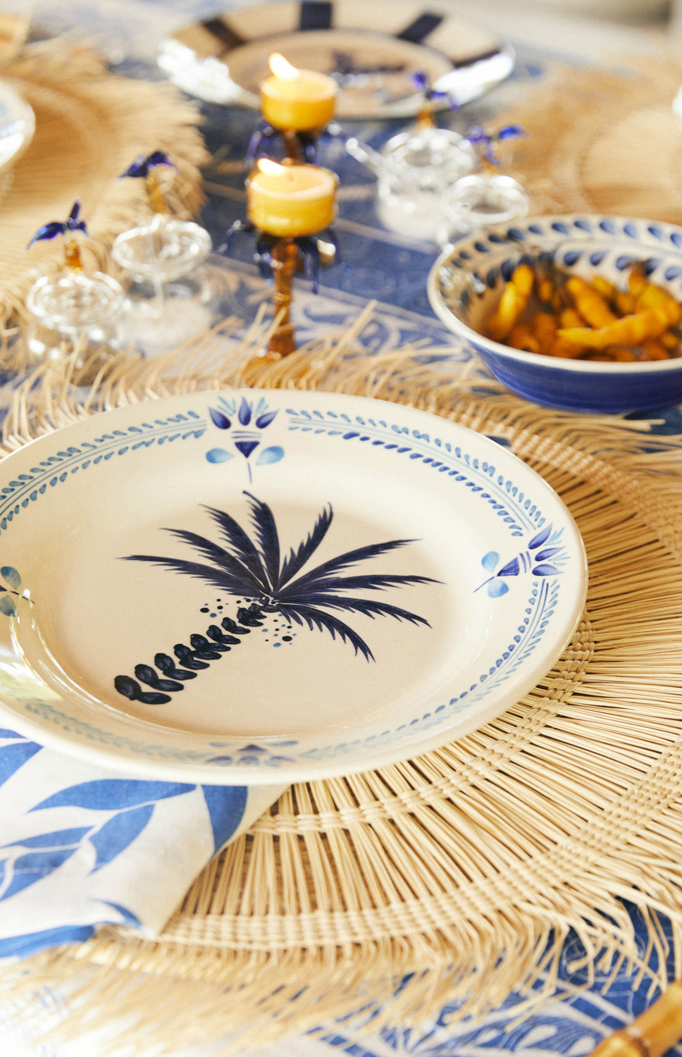 Premium Palma Real Dinner Plates - Set of 2 Elegant Porcelain Plates for Fine Dining, Wedding Registry & Special Occasions