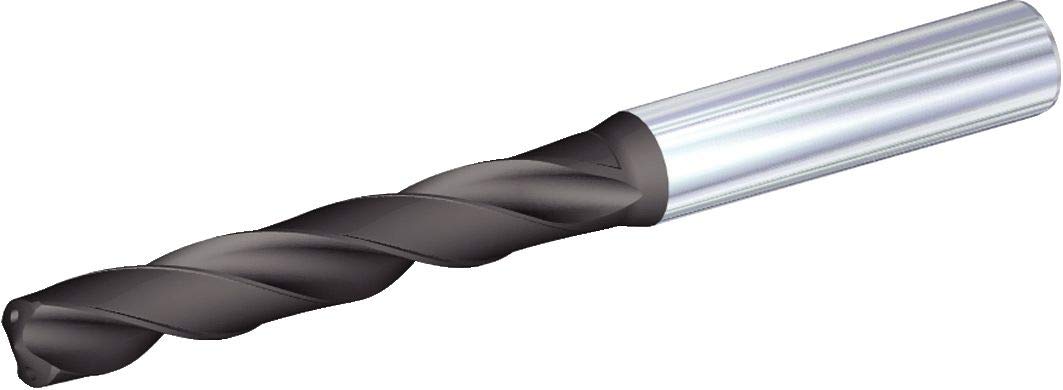 WIDIA 6328051 Solid Carbide Drill Bit - 8MM Diameter, 91MM Length, 43MM Max Depth - AlTiN Coated Metric Top Drill for Metalworking, Woodworking & DIY Projects