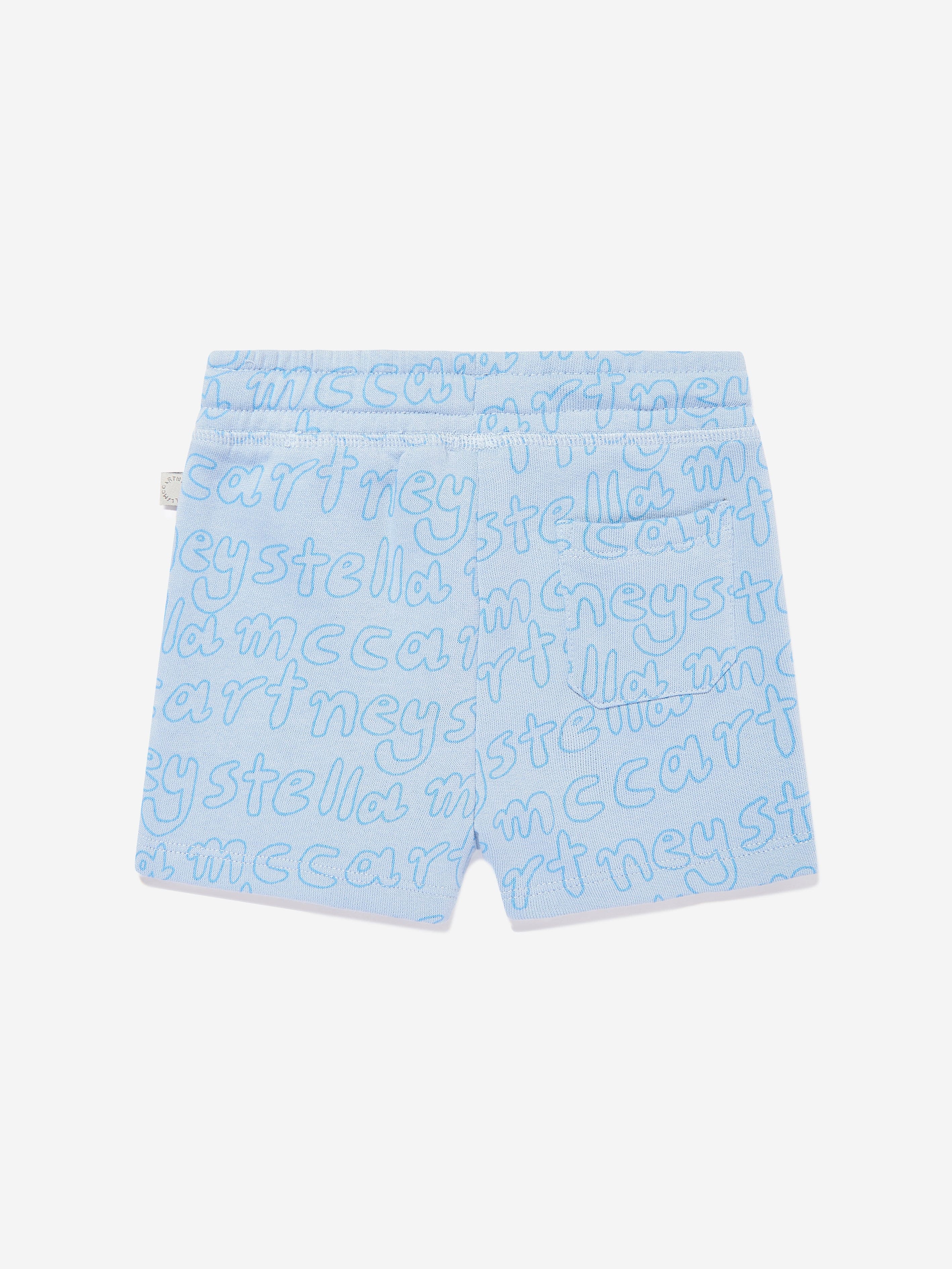 **Baby Boys' Blue Logo Jersey Shorts - Comfortable & Stylish Activewear for Playtime, Sports & Everyday Wear**