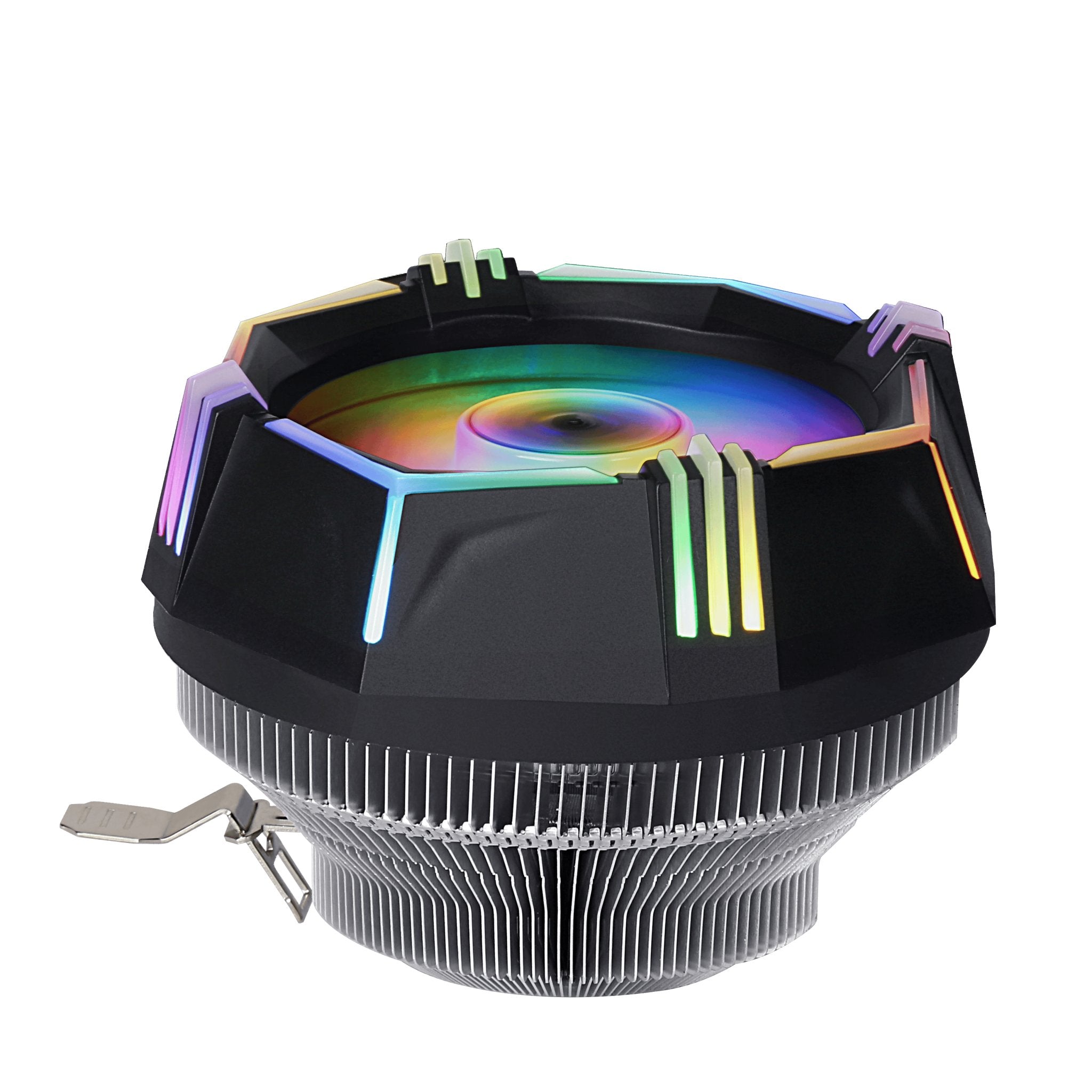 SAMA C901 RGB CPU Air Cooler - Intel LGA 775/1150/1151/1155/1156/1200/1366/1700 Compatible - Black PC Cooling Fan for Gaming & Workstation PCs