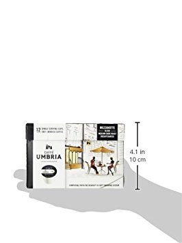 Caffe Umbria Single Serve Coffee Pods - Mezzanotte Decaf Blend (12 Count) | Compatible with Keurig K-Cup Brewers | Perfect for Home & Office Use