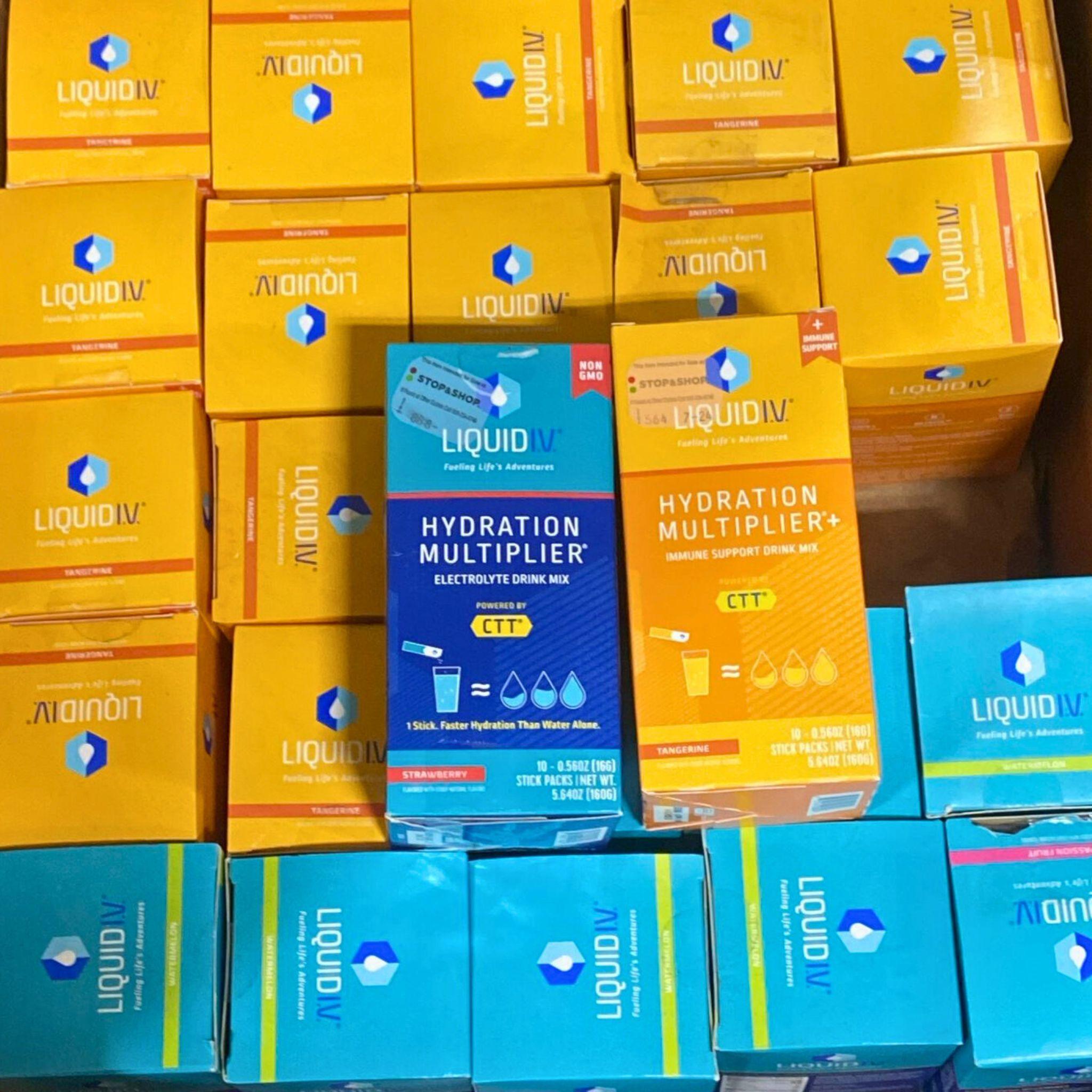 Liquid IV Hydration Multiplier Powder Packets - 26 Count Variety Pack with Electrolytes & Vitamins | Perfect for Workouts, Travel & Daily Hydration