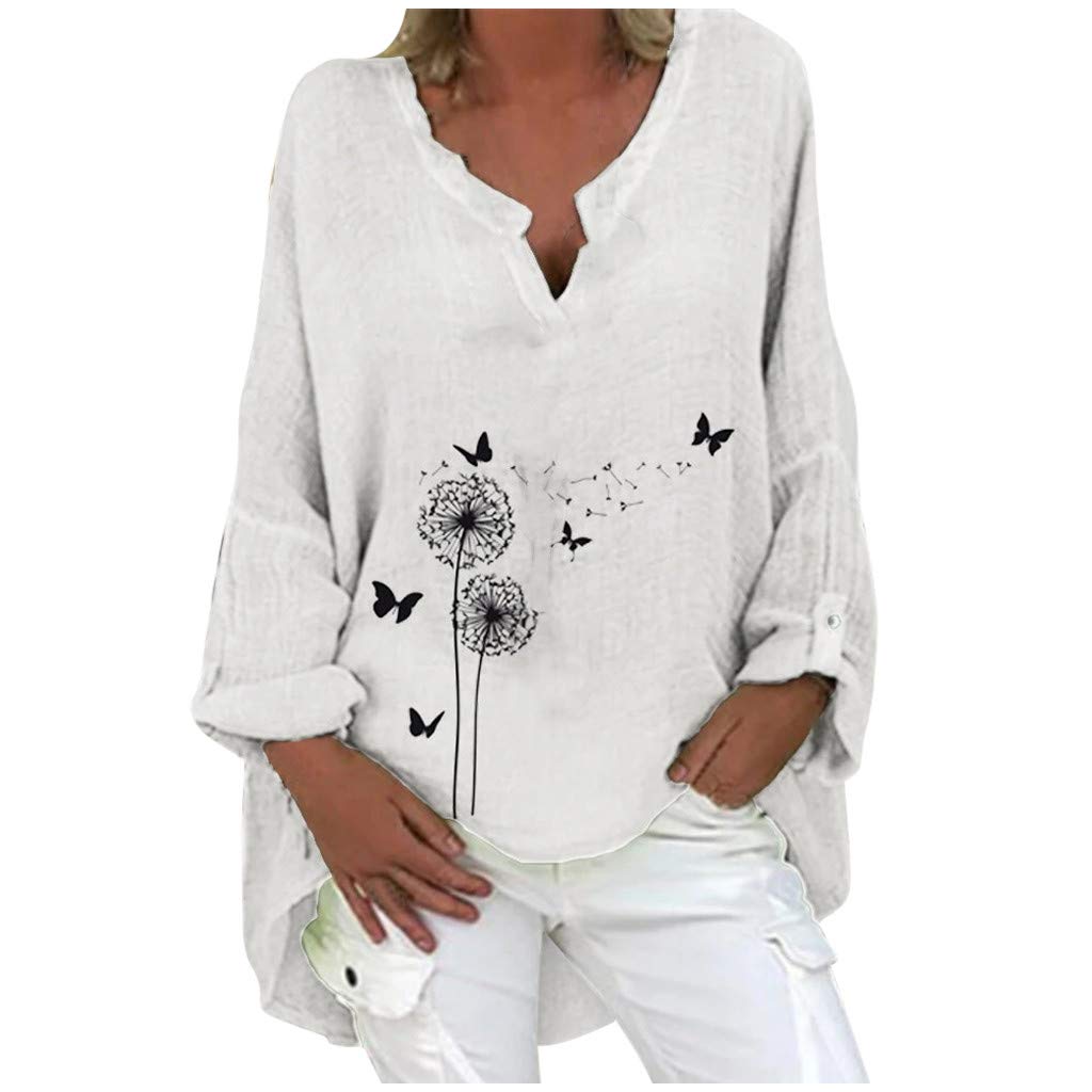 Floral Print Casual Tunic Top for Women - Crewneck Summer & Fall Blouse - Workout Tank Top for Gym, Yoga, and Everyday Wear