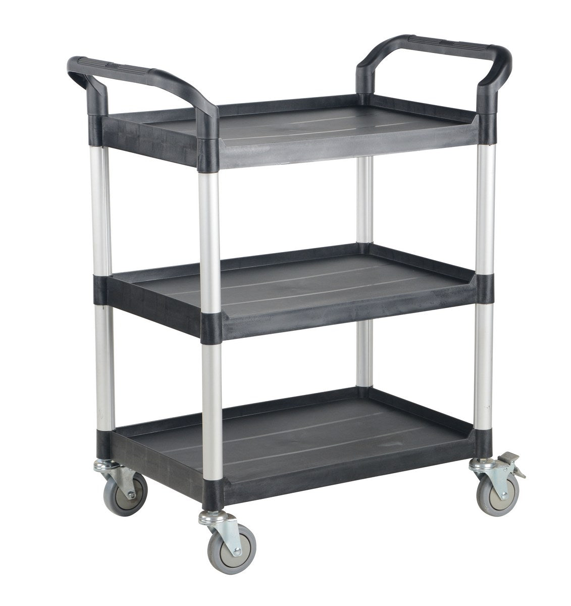 Commercial Service Carts - Heavy Duty Utility Cart with Wheels for Restaurant, Hotel & Office Use - Perfect for Food Service, Cleaning Supplies & Equipment Transport