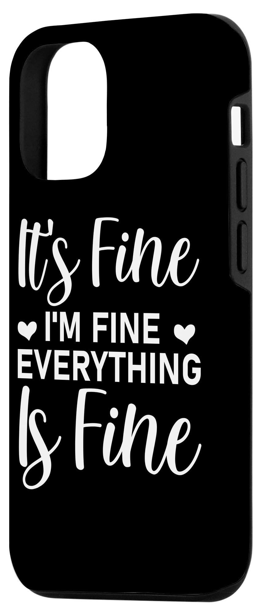 iPhone 12/12 Pro Case - Funny Anxiety Introvert Design - Slim Protective Cover for Apple iPhone 12/12 Pro - Perfect Gift for Stressed Students & Office Workers