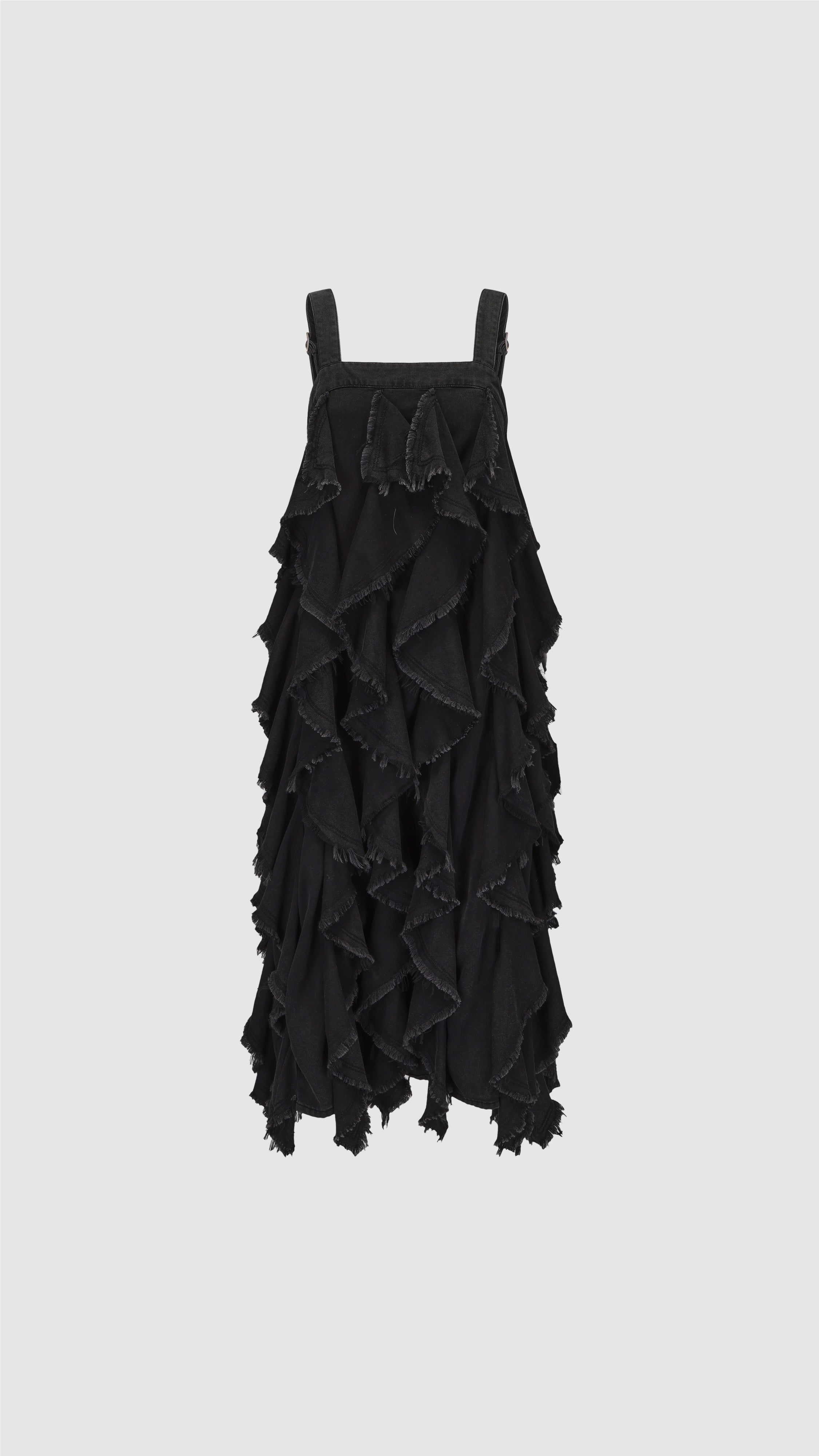 Stylish Ruffles Denim Dress for Women - Trendy Floral Embroidered Casual Summer Dress - Perfect for Brunch, Date Night & Vacation Outfits
