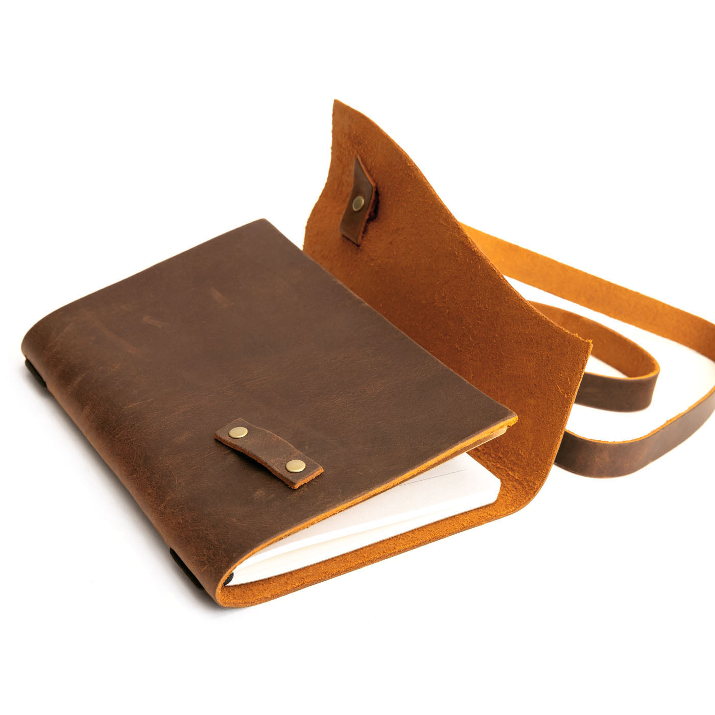 Premium Leather Wrap Journal for Writing & Sketching - Handmade Refillable Notebook, Perfect for Travel, Work & Creative Projects