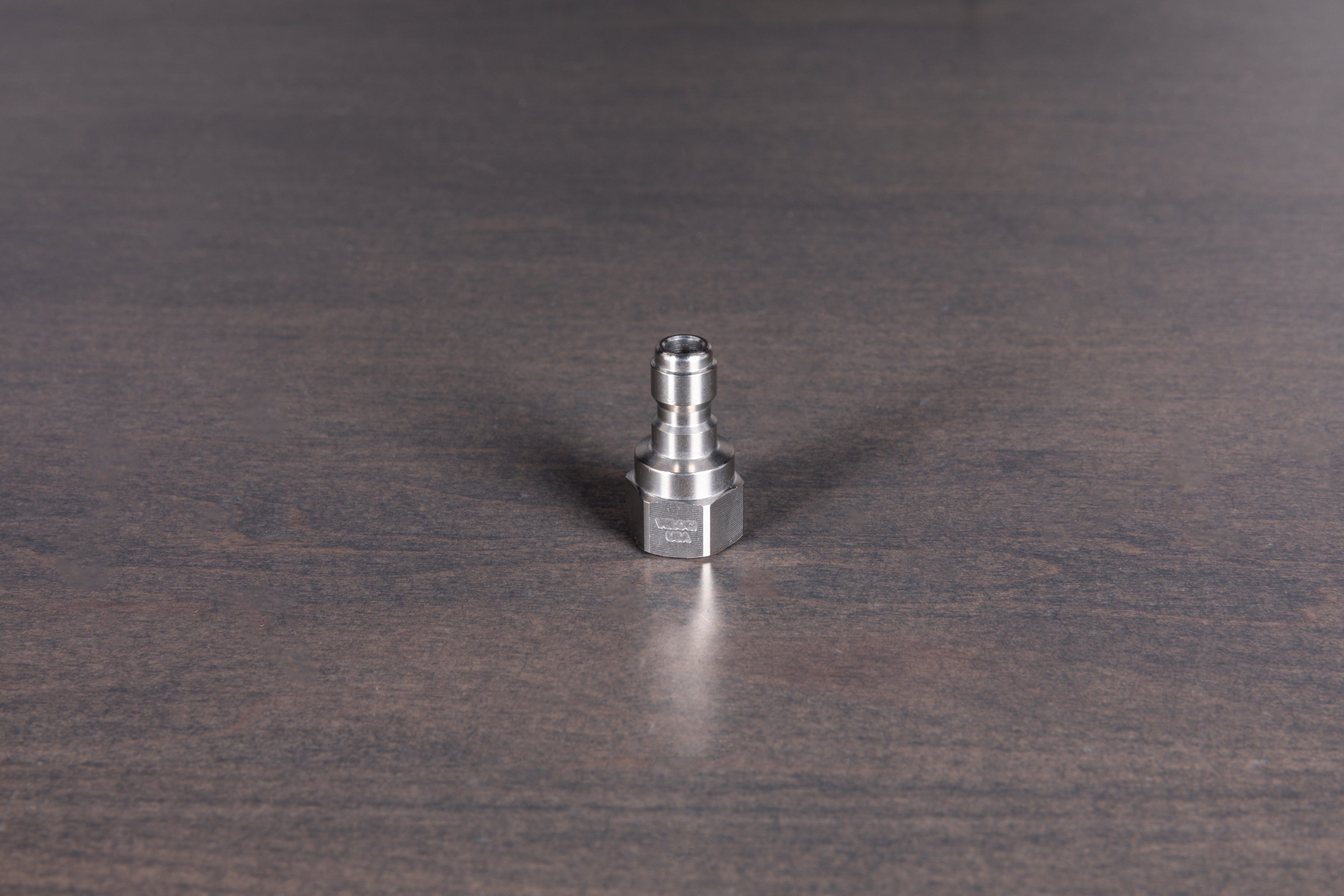 PRIMA 1/4 Inch Stainless Steel Quick Connect (QC) Plug - Durable & Corrosion-Resistant for Hydraulic, Pneumatic, and Plumbing Systems