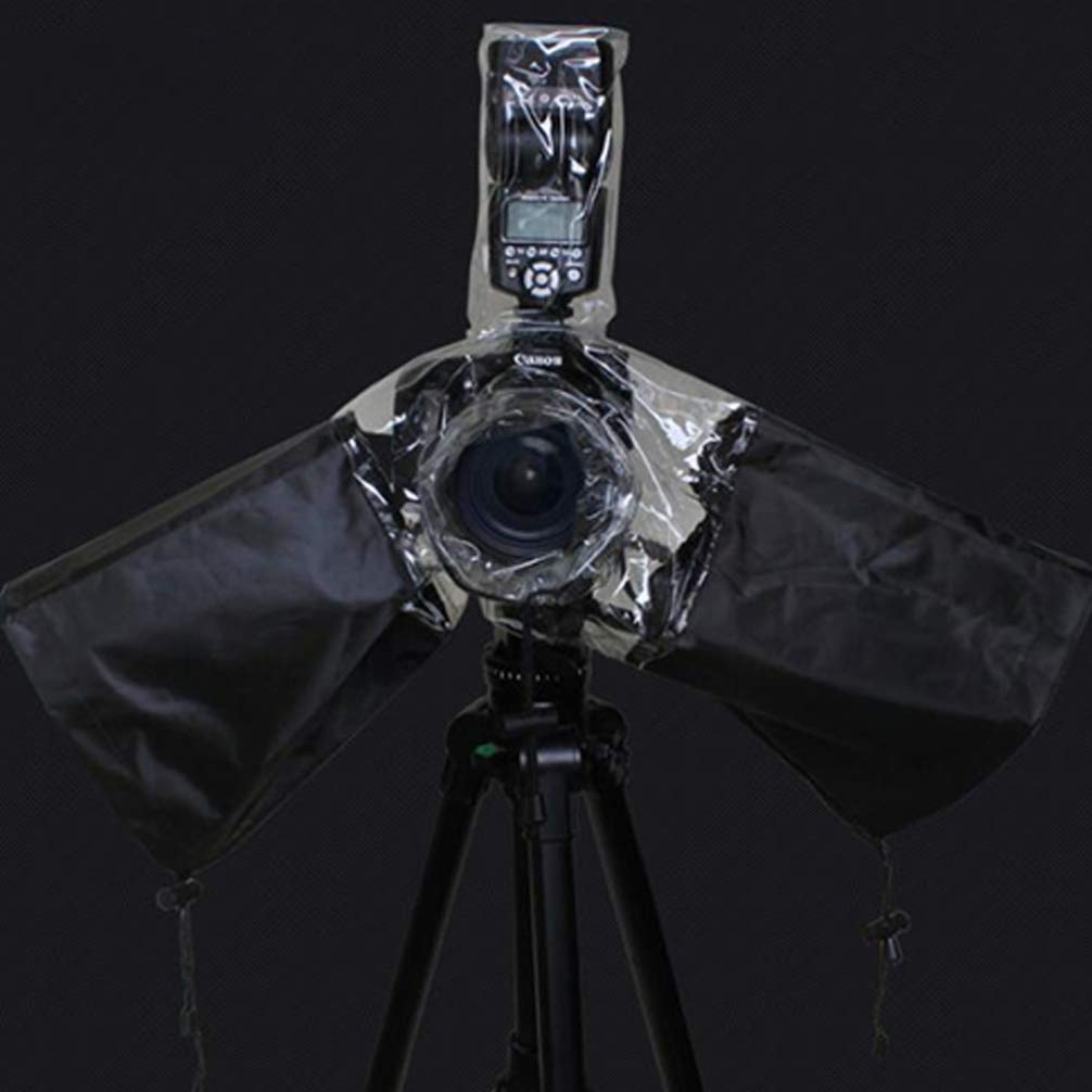 SOLUSTRE Waterproof Rain Jacket for Camera - Rain & Snow Protector Cover, Lens Guard for DSLR & Mirrorless Cameras - Perfect for Outdoor Photography in Rainy & Snowy Weather