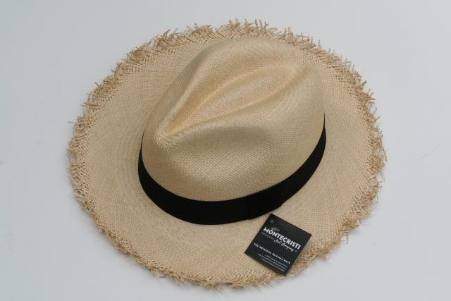 Premium Panama Hat for Men & Women - Breathable Straw Fedora with Classic Frayed Brim - Perfect for Beach, Summer Outfits & Outdoor Adventures