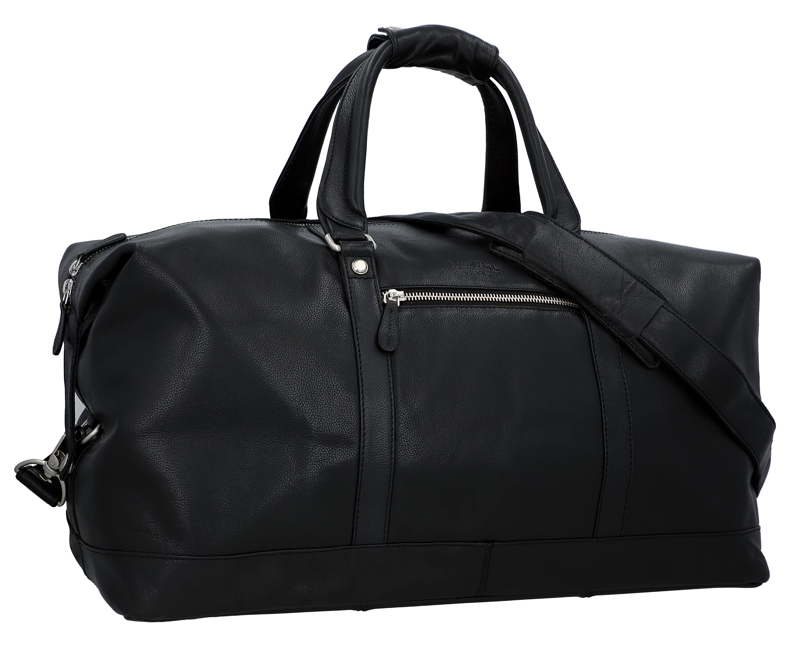 Premium Genuine Leather Travel Bag for Men & Women - Durable Carry-On Luggage for Business Trips, Vacations & Weekend Getaways