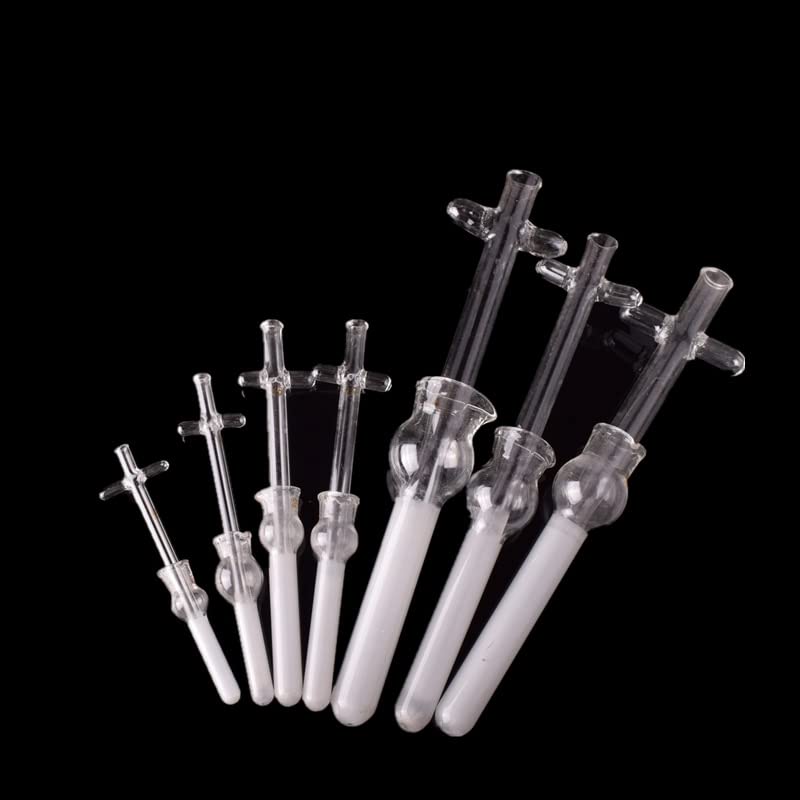 1pc High Borosilicate Glass Homogenizer Tissue Grinder with Cross Handle - 0.5ml, 1ml, 2ml, 3ml, 5ml, 10ml, 15ml, 20ml, 30ml, 50ml Sizes - Ideal for Lab Sample Preparation, Cell Disruption & Tissue Homogenization