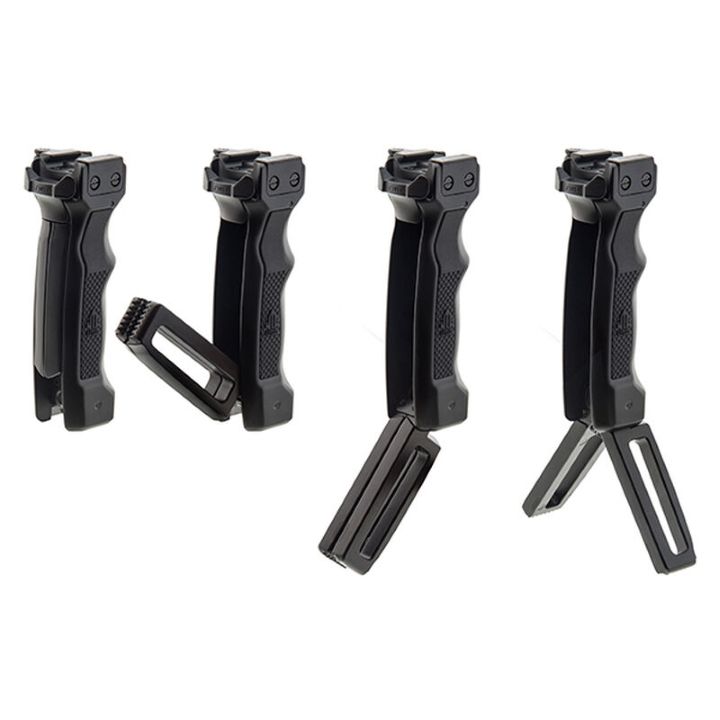 Leapers UTG Pistol Grip with Collapsible Internal Bipod - Tactical Shooting Accessory for Hunting & Range Practice