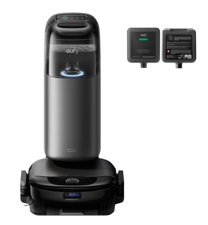 eufy Robot Vacuum Omni S1 Pro - Smart Self-Emptying Robotic Vacuum for Hard Floors & Carpets | Perfect for Pet Hair, Daily Cleaning & Large Homes