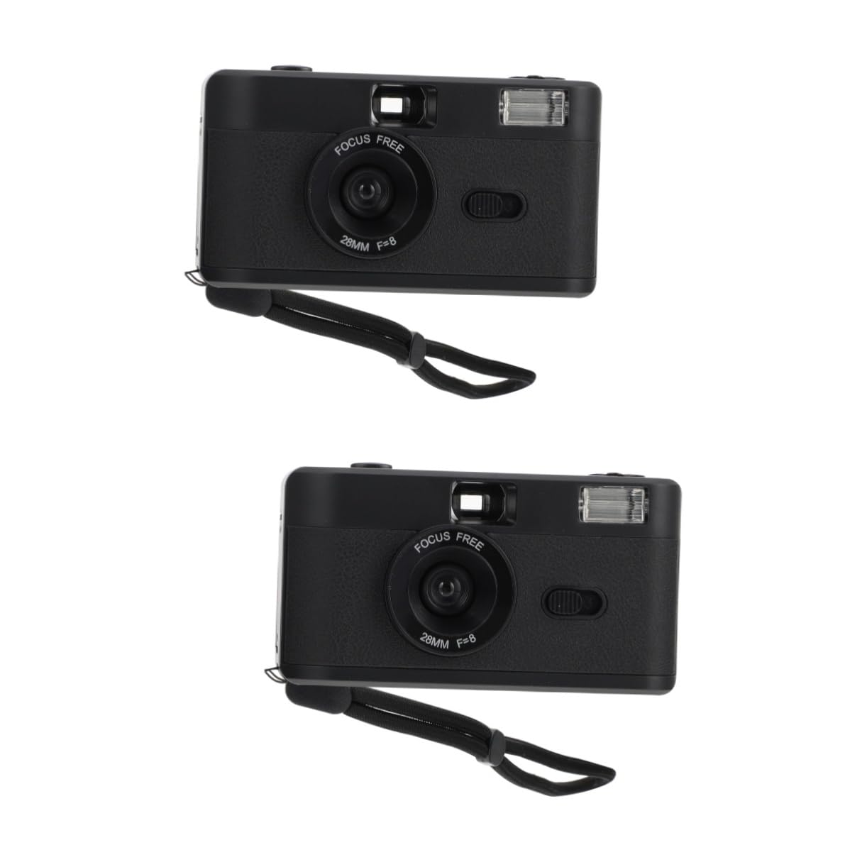 OSALADI 2-Pack Retro Film Cameras with Built-in Flash | Vintage Style PVC Portable Travel Camera for Photography Enthusiasts | Perfect for Travel, Parties & Nostalgic Photo Projects