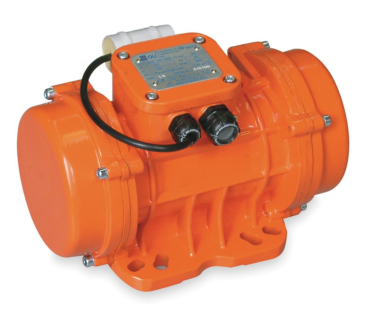 1 Phase Electric Vibrator - 712 Lb Force for Concrete Compaction & Material Handling | Industrial & Construction Use