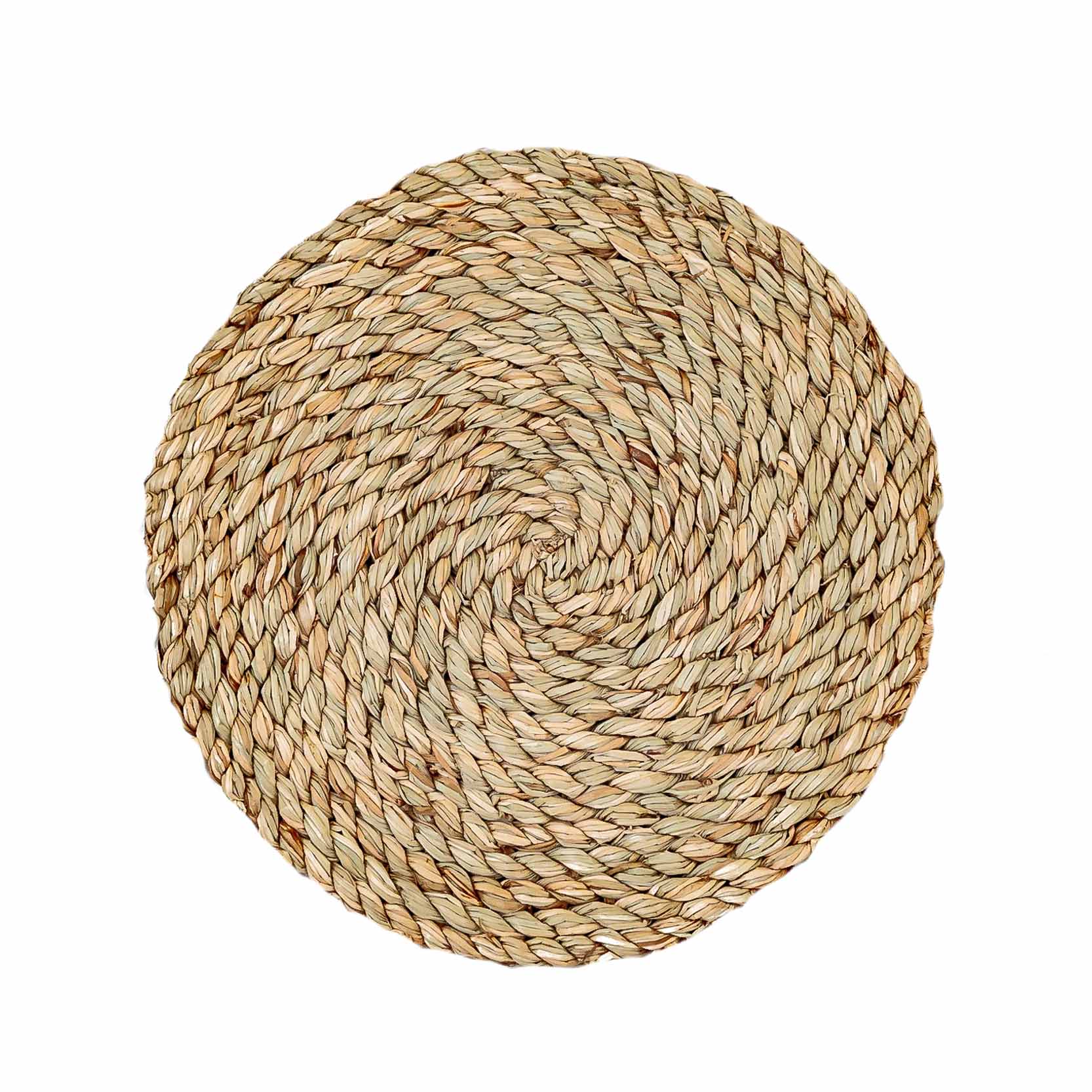 Eco-Friendly Woven Round Placemats Set of 4 - Natural Fiber Table Mats for Dining, Kitchen, and Party Decor - Perfect for Home, Restaurant, and Outdoor Use