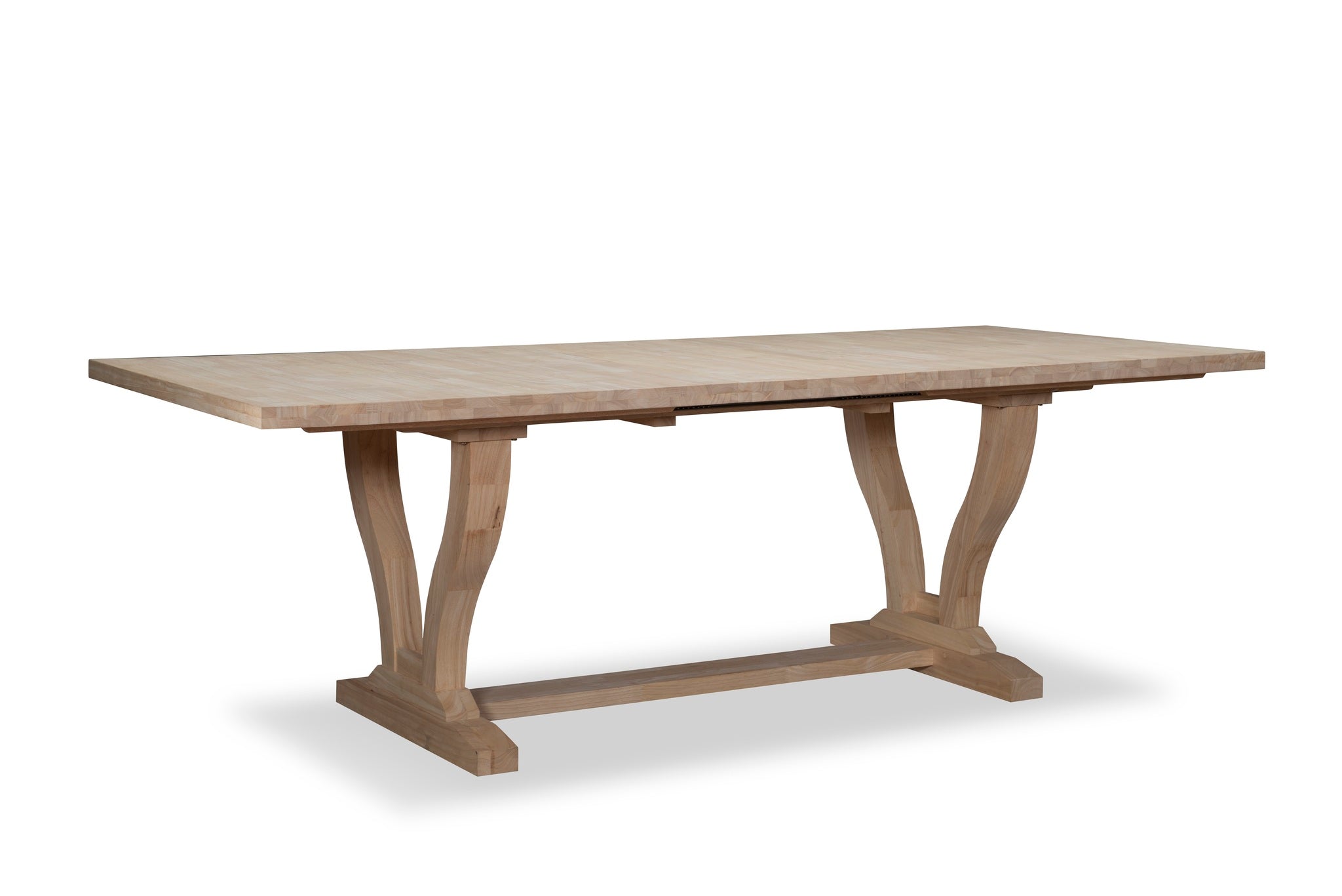 Rustic La Casa Trestle Dining Table - Solid Wood Farmhouse Kitchen Table for Dining Room, Kitchen & Outdoor Entertaining