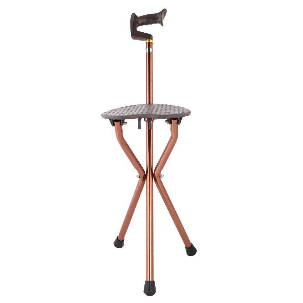 Foldable Walking Stick - Lightweight Metal Walking Cane for Seniors & Elderly | Mobility Aid for Balance Support | Perfect for Hiking, Travel & Daily Use