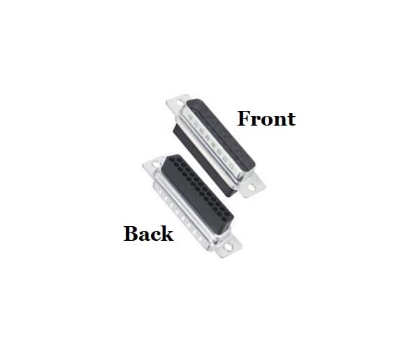 Premium DB25 Male Crimp Kit - No Ear, Full Profile, Deluxe Metal Hood Connector for Reliable Data Transmission | Perfect for Industrial Automation, Networking Equipment & Computer Hardware Installations
