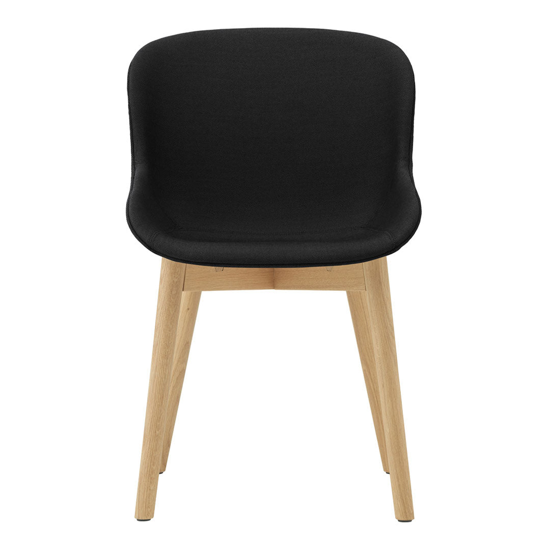 Stylish Hyg Side Chair with Wood Base & Full Upholstery - Perfect for Dining Room, Kitchen, or Home Office Seating