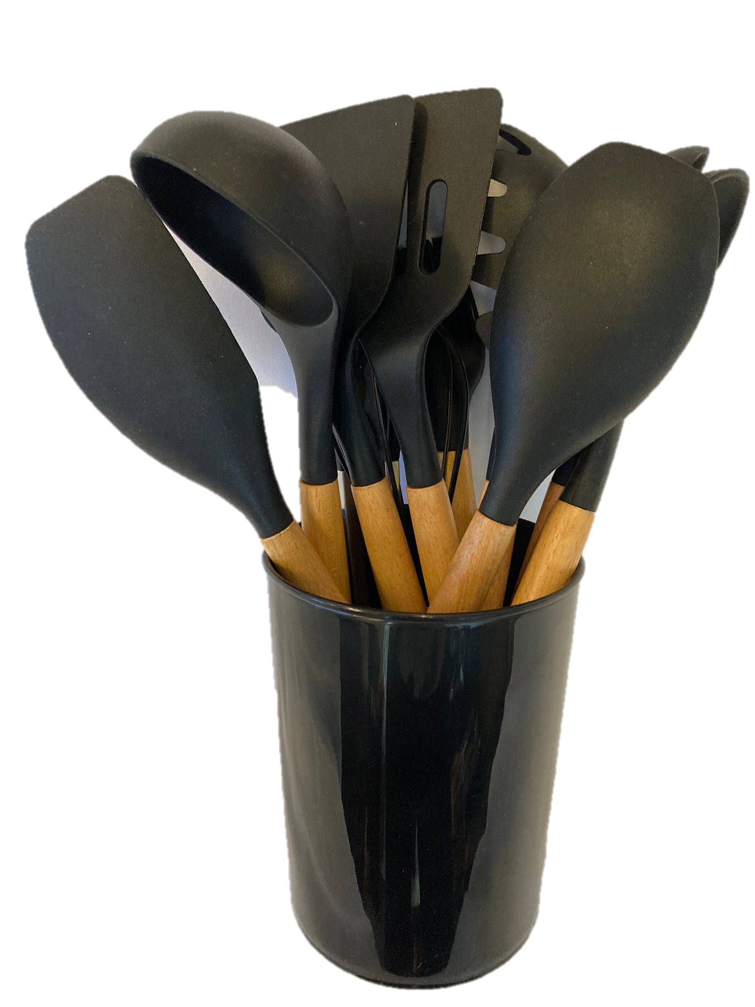 Premium 12-Piece Silicone Kitchen Utensil Set - Non-Slip Heat-Resistant Cooking Tools for Baking, Frying & Serving - BPA-Free Spatula, Turner, Spoon & Whisk Set - Ideal for Home Chefs & Professional Kitchens