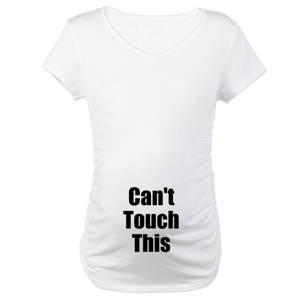 Cant Touch This Maternity T-Shirt - Funny Pregnancy Tee for Expecting Moms - Comfortable Cotton Maternity Shirt for Baby Showers, Gender Reveals & Pregnancy Announcements