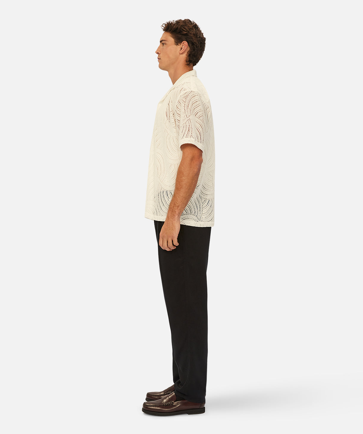 Olivera Short Sleeve Shirt for Men - Premium Cotton Crew Neck T-Shirt in Cream Color | Casual Wear, Summer Outfits & Everyday Essentials