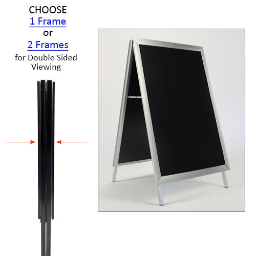 16x20 A-Frame Sign Holder with 2.5