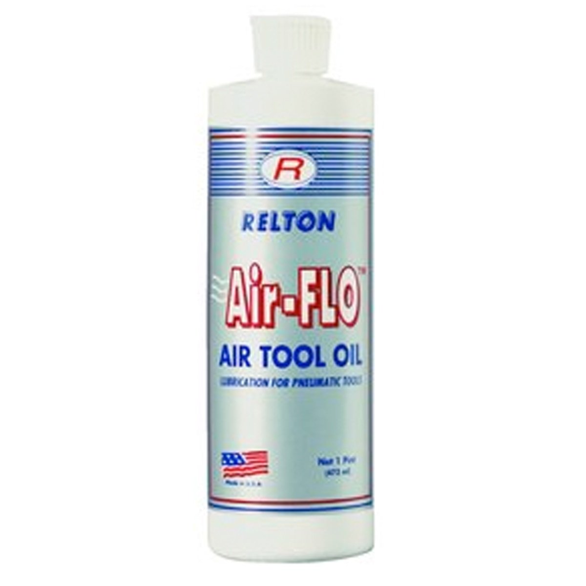 Relton PNT-AF 1 Pint AIR-FLO Premium Air Tool Oil - Lubricates & Protects Pneumatic Tools for Smooth Operation in Workshops & Construction Sites