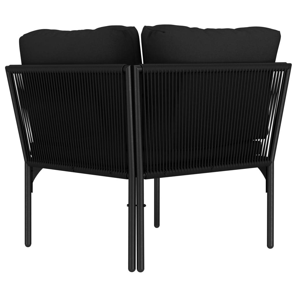 6-Piece Outdoor Patio Furniture Set - Steel Frame Conversation Sofa Lounge with Cushions & Coffee Table - Perfect for Backyard, Porch, Garden, Poolside & Balcony Relaxation