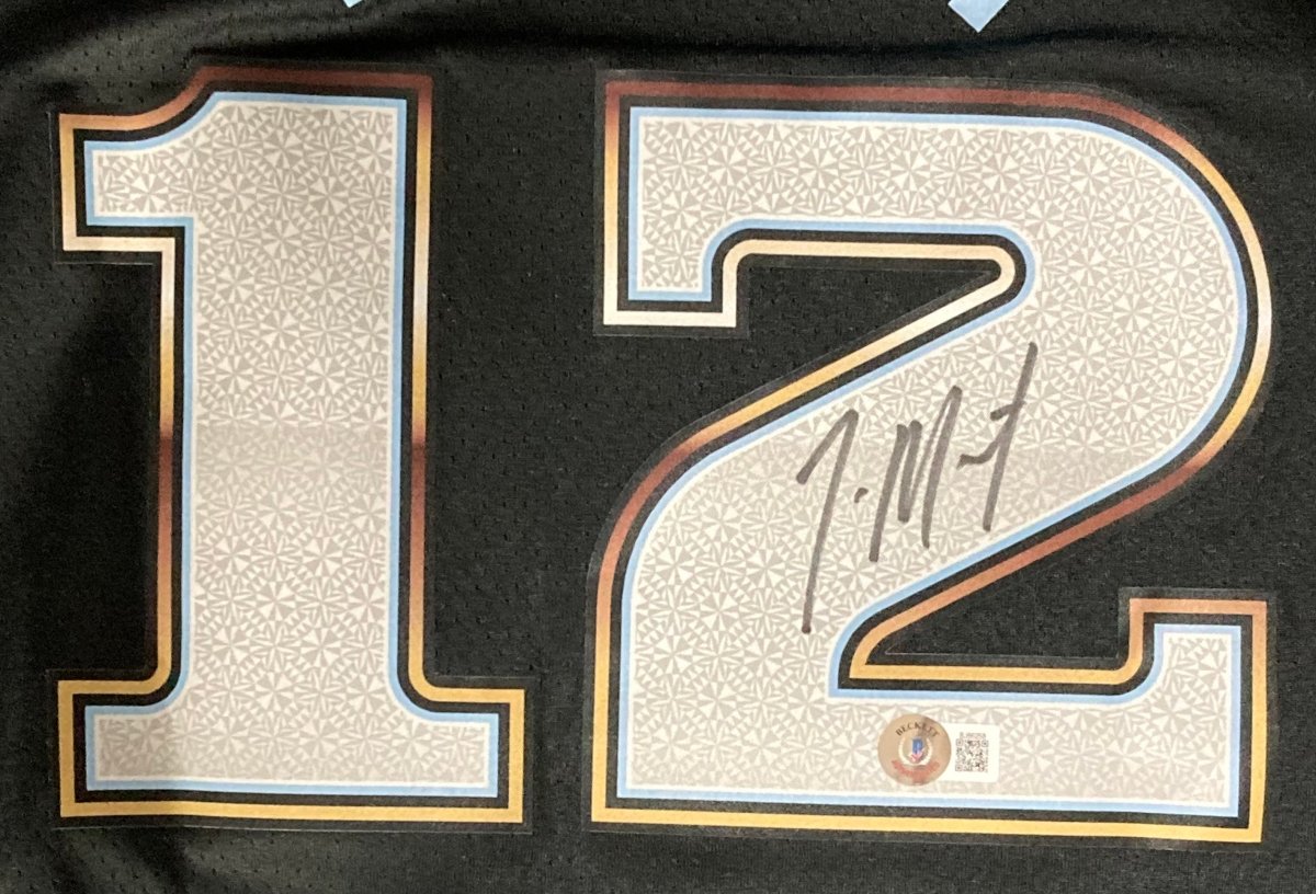 Authentic Ja Morant Signed Memphis Grizzlies Black Nike Swingman Jersey - Size Large - Perfect for NBA Fans, Collectors & Game Day Outfits