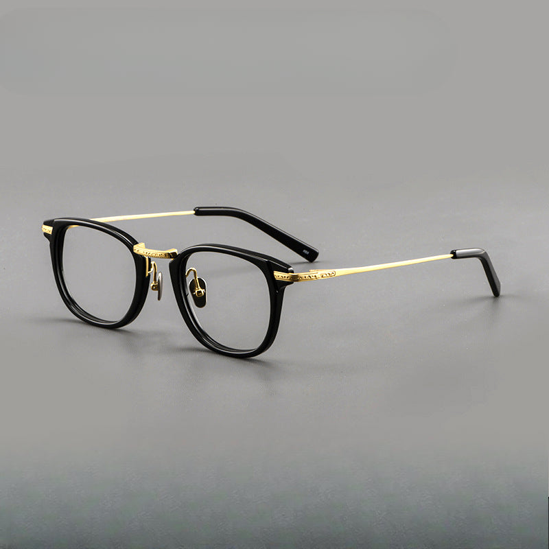 Hebert Acetate Square Glasses Frames - Stylish & Lightweight Eyewear for Men & Women | Perfect for Reading, Working & Fashion Accessories