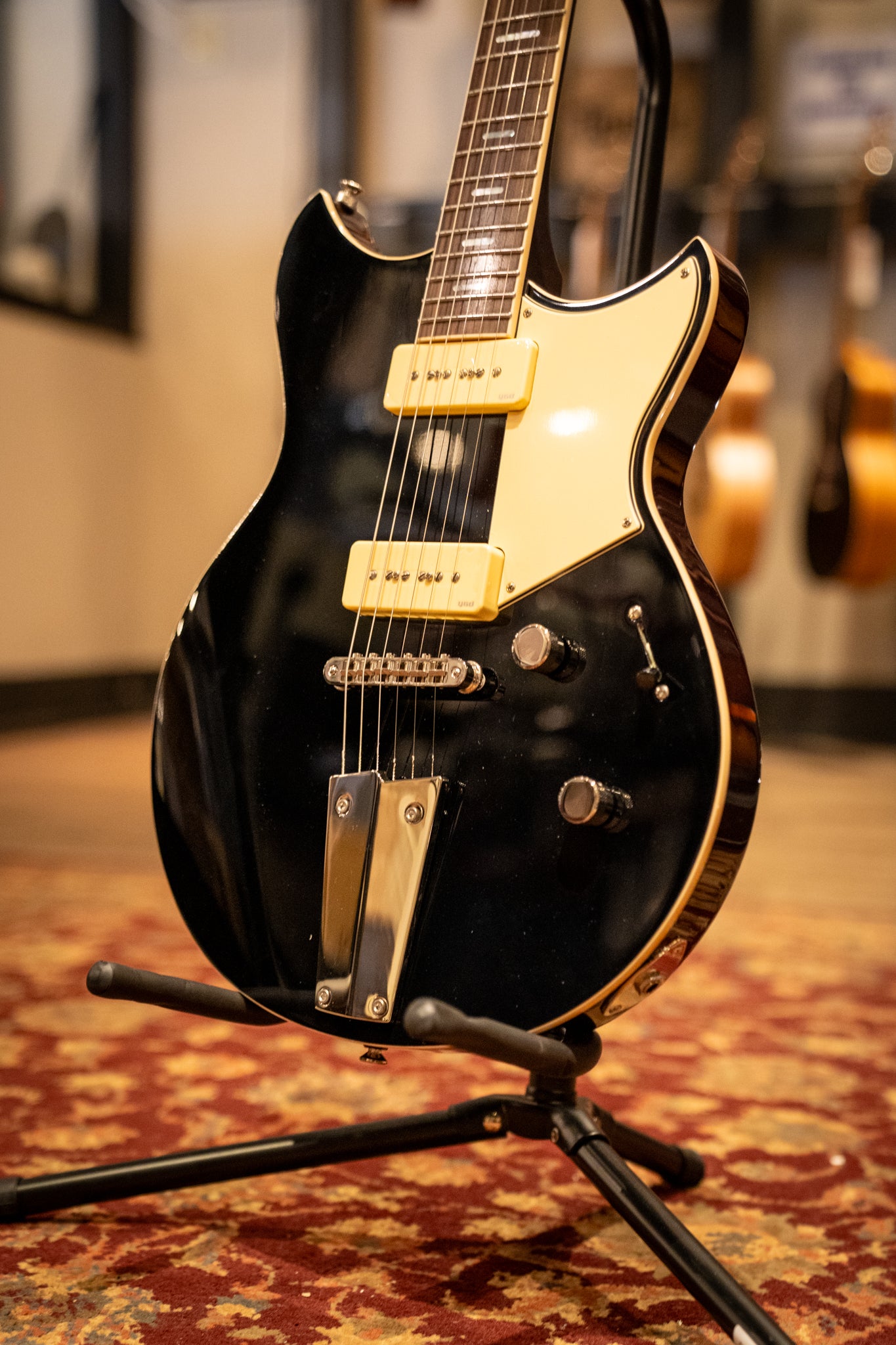 Yamaha RSS02T Revstar Electric Guitar - Black with Gig Bag for Professional Musicians & Live Performances